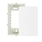 Conjunto Placa 4x2 Cega Branco com Suporte - Margirius