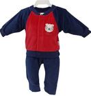 Conjunto Plush Bebê Masculino Bordado Luxo Chuquinha 2912