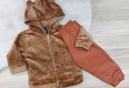 Conjunto plush infantil inverno menino Tamanho  M ao 3