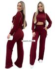 Conjunto Polly Lanzinha Blusa E Calça Pantalona