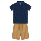 Conjunto polo infantil menino Mundi