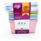 Conjunto Potes Dup Essencial 500ml Hermético C/ 4 Potes