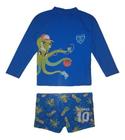 Conjunto Praia Bebê Menino Infantil Camiseta Sunga Uv Puket