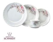 Conjunto Pratos e Xícaras de Chá Eterna Porcelana Schmidt - Porcelanas Schmidt