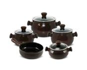 Conjunto Premiere Joy 5 Peças Chocolate Ceraflame