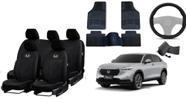 Conjunto Premium de Capa de Couro HR-V 20-24 + Tapetes e Volante