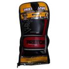 Conjunto Pretorian Luva De Boxe/Mauy Thai First-Preto/Vermelho-Tam 14 Oz