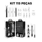 Conjunto Profissional de 115 Peças para Reparos Multiuso - HIGA