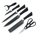 Conjunto Profissional de Facas para Churrasco: Kit 6 Peças Top