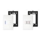 Conjunto Pulsador Minuteria com LED e Campainha com Placa e Suporte Branco 4x2 Legrand
