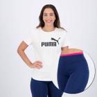 Conjunto Puma Camiseta + Calça Legging Costa Rica Branco e Marinho