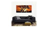 Conjunto Quadro Decorativo africa paisagem"