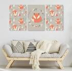 Conjunto Quadro Decorativo Fox"