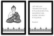 Conjunto Quadros Decorativos 2 peças 40x60 Buda