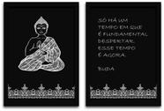 Conjunto Quadros Decorativos 2 peças 40x60 Buda