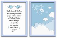 Conjunto Quadros Decorativos 2 peças 40x60 Menino Anjo