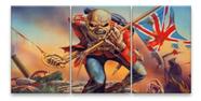 conjunto quadros Iron Maiden Eddie The Trooper"