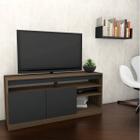 Conjunto Rack para TV até 48 Polegadas 2 Portas e Prateleira Print Porte Urbano Estilare