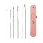 Conjunto Removedor De Cera De Ouvido Kit De Limpeza De Ouvido Espiral Earpick Colher Curette Fácil