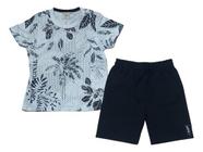 Conjunto Roupa Infantil Criança Meninomasculino Camisa Short