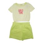 CONJUNTO ROUPA JUVENIL MENINA MALWEE KIDS CROPPED + SHORTS 10ao18