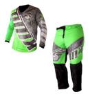 Conjunto Roupa Motocross Amx Classic Go Verde