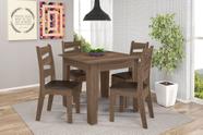 CONJUNTO SALA DE JANTAR ITALIA 0,90 COM 4 CADEIRAS Amend 61C