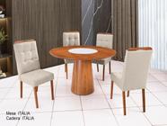 Conjunto Sala de Jantar Itália 4 Cadeiras A-04 - MadBaby