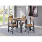 Conjunto Sala de Jantar Mesa Nicoli Retangular 110x68cm com 4 Cadeiras Delta