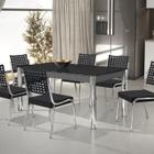 Conjunto Sala de Jantar Mesa Retangular com 6 Cadeiras Natani