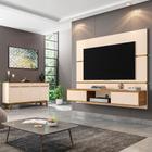 Conjunto Sala Painel Ambar TV 65 Pol. Buffet Opala