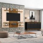 Conjunto Sala Painel Atlas TV 55 Pol. Buffet Opala