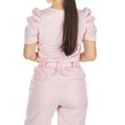 Conjunto Scrub Princesa Rosa Bebê