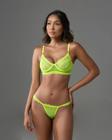 Conjunto Sem Bojo Com Aro Amarelo Neon