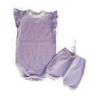 Conjunto Short Bebê Body Bebê que Estica Cotton P M G GG 1