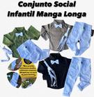 Conjunto Social Infantil Menino Festa Estiloso Envio Já