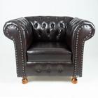 Conjunto Sofá Namoradeira Chesterfield Capitone Luis XV / Decoracao , sala tv estar, barbearia - Novo Encanto