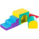 Conjunto Soft Play, brinquedos de escalada para crianças New Bounce com túnel