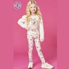 Conjunto Some People de Blusão em Moletom Linho com Pelúcia e Legging em Termoskin Kukie