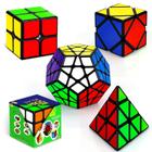 Conjunto Speed Cube Set STEAM Life, pacote com 5 Magic Cube para crianças e adultos