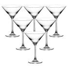 Conjunto Taça De Martini Cristal 285Ml Grande 6 Unidades - MARTINA