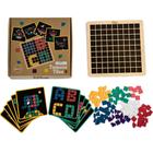 Conjunto Tangram Tomaze Montessori Mosaic Tinker com pixels grandes