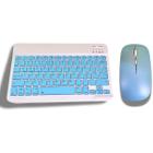 Conjunto Teclado Com Mouse Bluetooth Sem Fio Coloridos Wireless