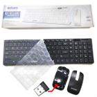 Conjunto Teclado sem Fio E Mouse Wireless Super Compacto tc06 - nbc