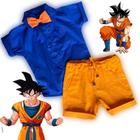 Conjunto Temático Dragon Ball Z Infantil Menino