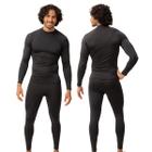 Conjunto Térmico Blusa e Calça Proteção Uv50+ Solar Segunda Pele Unissex