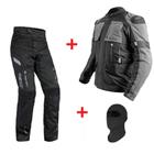 Conjunto Texx Jaqueta Calça Parka Big Trail Armor + Strike