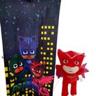 CONJUNTO Toalha De Banho + Pelúcia PJ Masks Vermelho Lindo