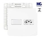 Conjunto Tomada 20a + Interruptor Paralelo Margirius B3