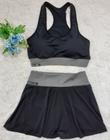 conjunto Top  academia mais short Saia  para exercicios pp,p,m,g,gg